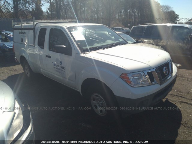 1N6BD0CT3EN707698 - 2014 NISSAN FRONTIER S/SV WHITE photo 1