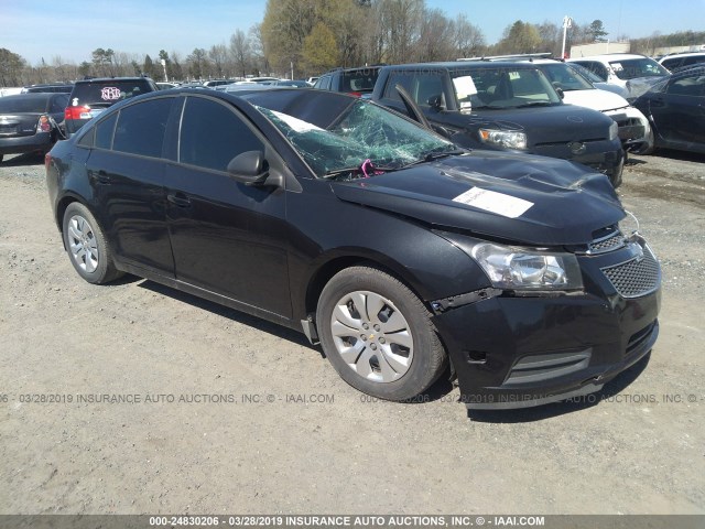 1G1PA5SH4D7314736 - 2013 CHEVROLET CRUZE LS BLACK photo 1