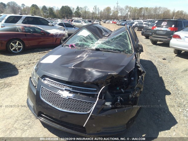 1G1PA5SH4D7314736 - 2013 CHEVROLET CRUZE LS BLACK photo 6