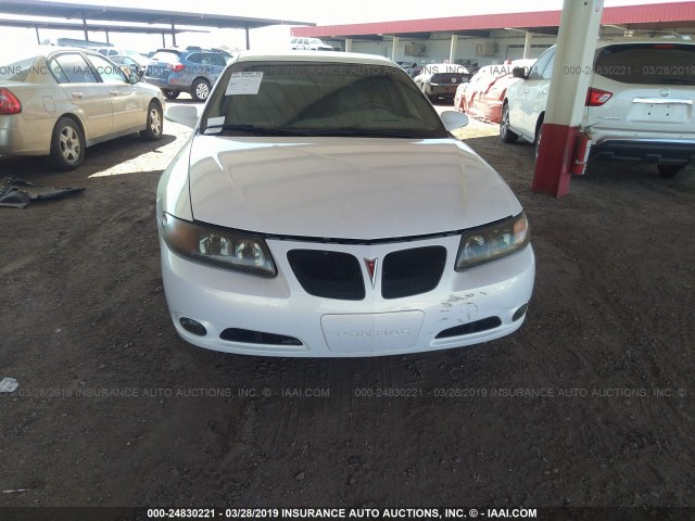 1G2HZ54Y85U102009 - 2005 PONTIAC BONNEVILLE GXP WHITE photo 6