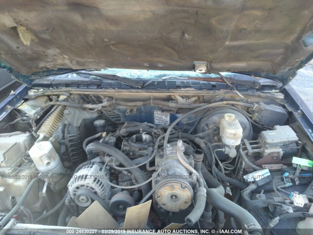 1GNCS18W51K184192 - 2001 CHEVROLET BLAZER BLUE photo 10