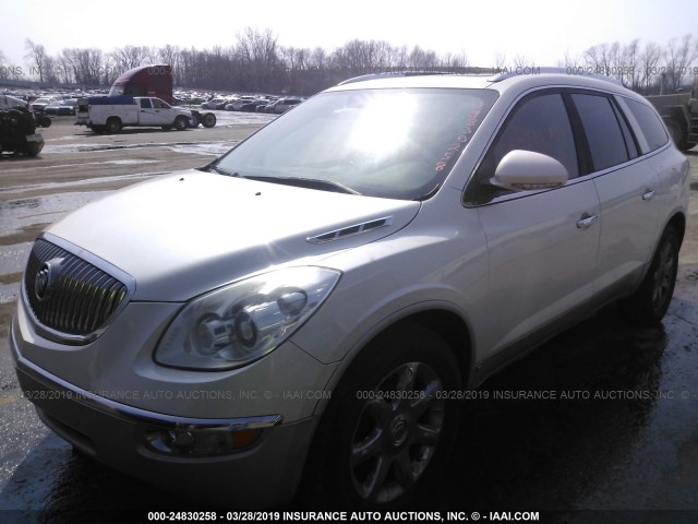 5GAEV23758J111064 - 2008 BUICK ENCLAVE CXL WHITE photo 2