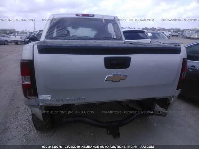 3GCRKSE36AG242353 - 2010 CHEVROLET SILVERADO K1500 LT SILVER photo 6