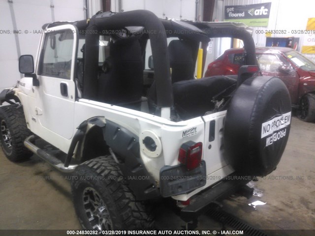 1J4FA49SX6P746565 - 2006 JEEP WRANGLER / TJ SPORT WHITE photo 6