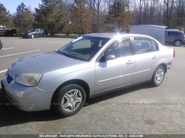 1G1ZS58F17F240200 - 2007 CHEVROLET MALIBU LS GRAY photo 2
