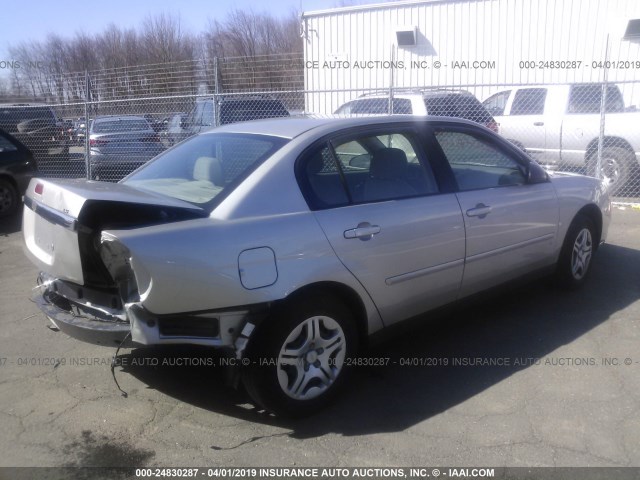 1G1ZS58F17F240200 - 2007 CHEVROLET MALIBU LS GRAY photo 4