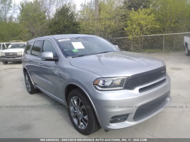 1C4RDHDG1KC675858 - 2019 DODGE DURANGO GT SILVER photo 1