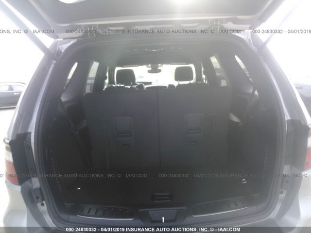 1C4RDHDG1KC675858 - 2019 DODGE DURANGO GT SILVER photo 8