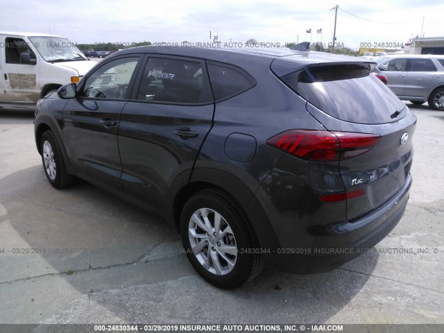 KM8J23A4XKU915270 - 2019 HYUNDAI TUCSON GRAY photo 3