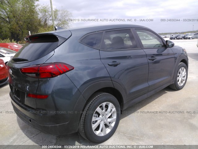 KM8J23A4XKU915270 - 2019 HYUNDAI TUCSON GRAY photo 4