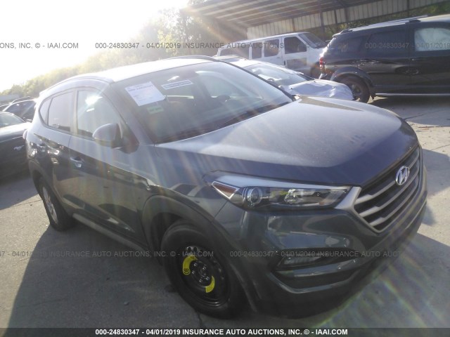 KM8J3CA40JU744010 - 2018 HYUNDAI TUCSON LIMITED/SPORT AND ECO/SE GRAY photo 1