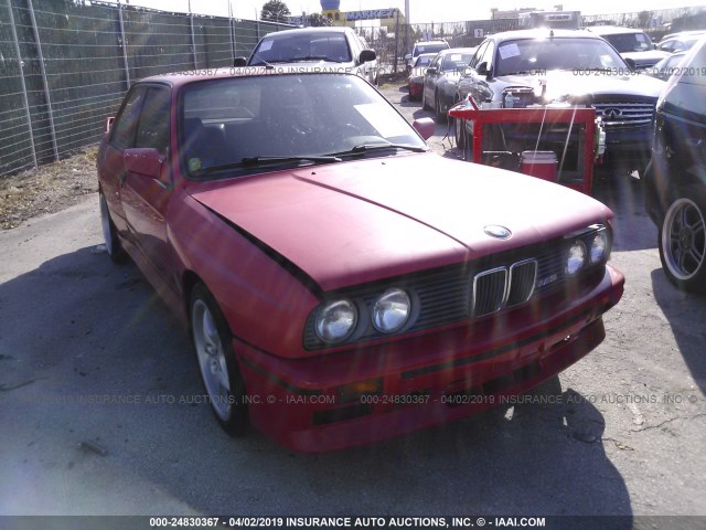 WBSAK0314MAE34260 - 1991 BMW M3 RED photo 1