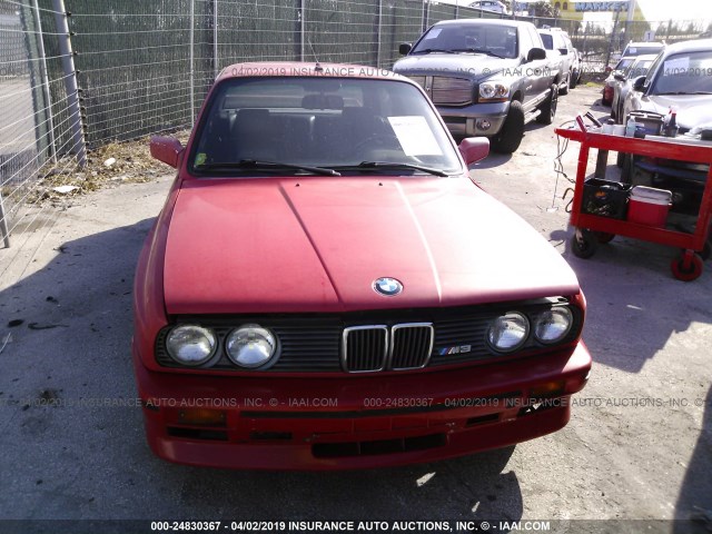 WBSAK0314MAE34260 - 1991 BMW M3 RED photo 6