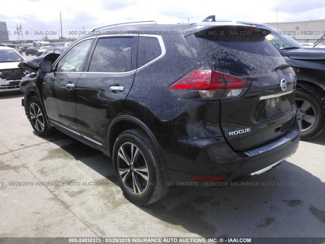 JN8AT2MV0HW280948 - 2017 NISSAN ROGUE S/SL/SV BLACK photo 3