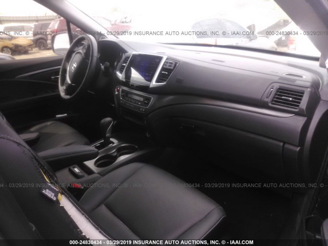 5FPYK2F64HB010491 - 2017 HONDA RIDGELINE RTL GRAY photo 5