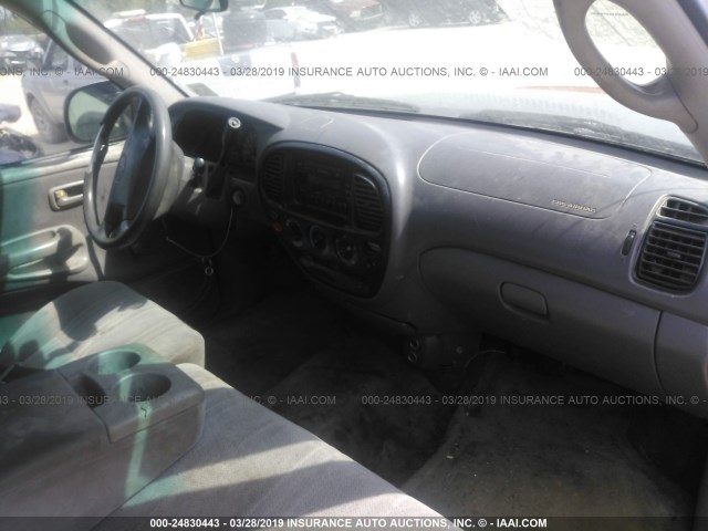 5TBRN3414YS006754 - 2000 TOYOTA TUNDRA ACCESS CAB SR5 GREEN photo 5