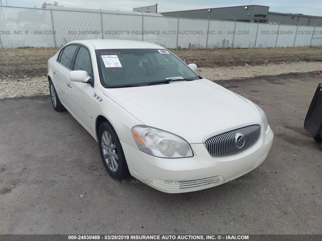 1G4HD57M09U130407 - 2009 BUICK LUCERNE CXL WHITE photo 1