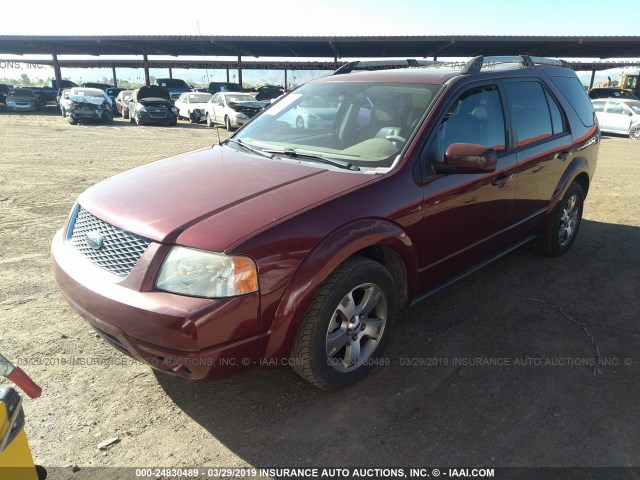 1FMDK03116GA45220 - 2006 FORD FREESTYLE LIMITED MAROON photo 2