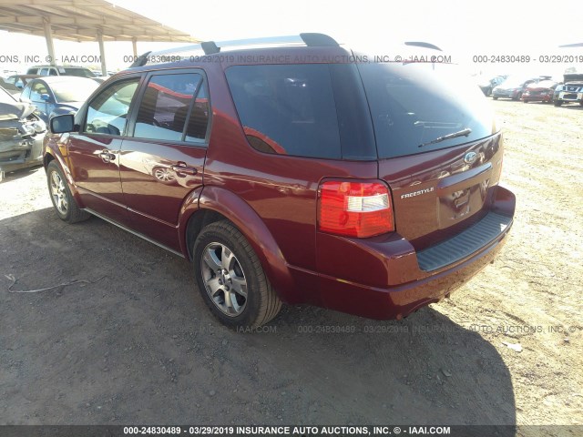 1FMDK03116GA45220 - 2006 FORD FREESTYLE LIMITED MAROON photo 3