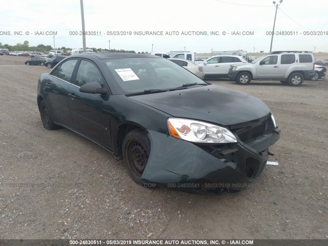 1G2ZF58B474165131 - 2007 PONTIAC G6 VALUE LEADER/BASE GREEN photo 1