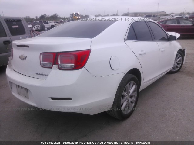 1G11E5SL2EF132054 - 2014 CHEVROLET MALIBU 2LT WHITE photo 4