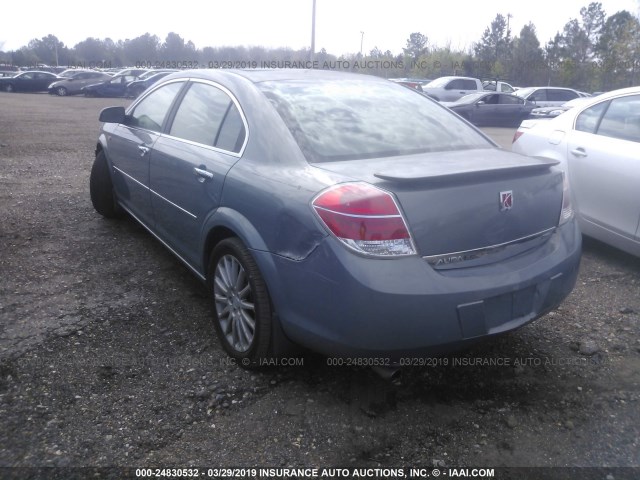 1G8ZV577X7F220322 - 2007 SATURN AURA XR BLUE photo 3