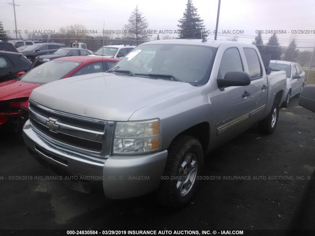 3GCEK23M49G144802 - 2009 CHEVROLET SILVERADO K1500 LT Champagne photo 2