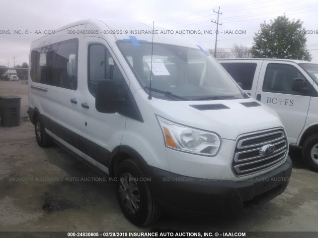 1FBAX2CM1JKA43606 - 2018 FORD TRANSIT T-350 WHITE photo 1