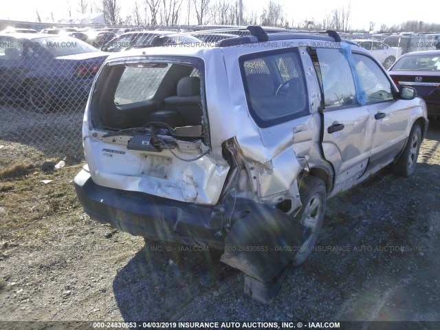 JF1SG63643G763518 - 2003 SUBARU FORESTER 2.5X SILVER photo 6