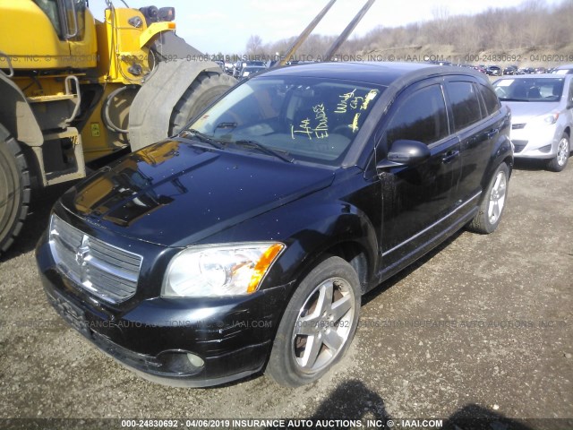 1B3HE78K48D709751 - 2008 DODGE CALIBER R/T BLACK photo 2