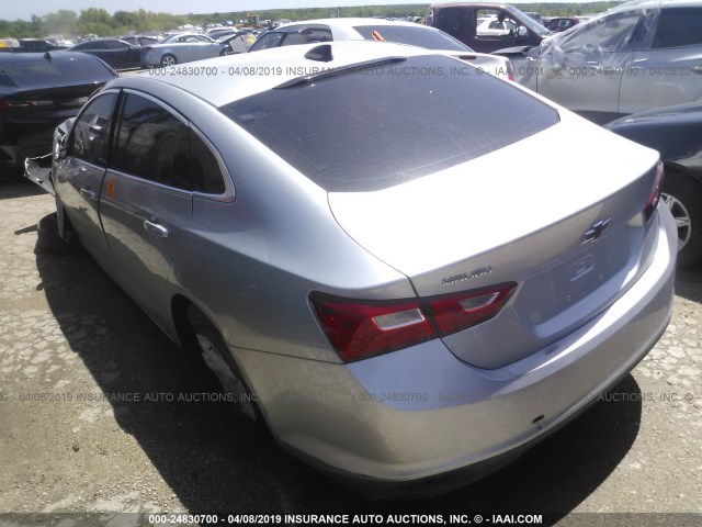 1G1ZB5ST4GF196000 - 2016 CHEVROLET MALIBU LS SILVER photo 3
