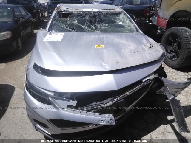 1G1ZB5ST4GF196000 - 2016 CHEVROLET MALIBU LS SILVER photo 6