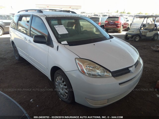 5TDZA23C64S149814 - 2004 TOYOTA SIENNA CE/LE WHITE photo 1