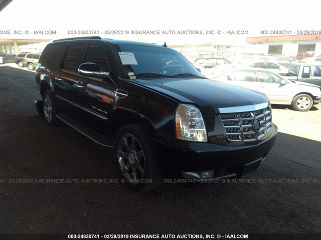 1GYS4GEF6CR117160 - 2012 CADILLAC ESCALADE ESV BLACK photo 1