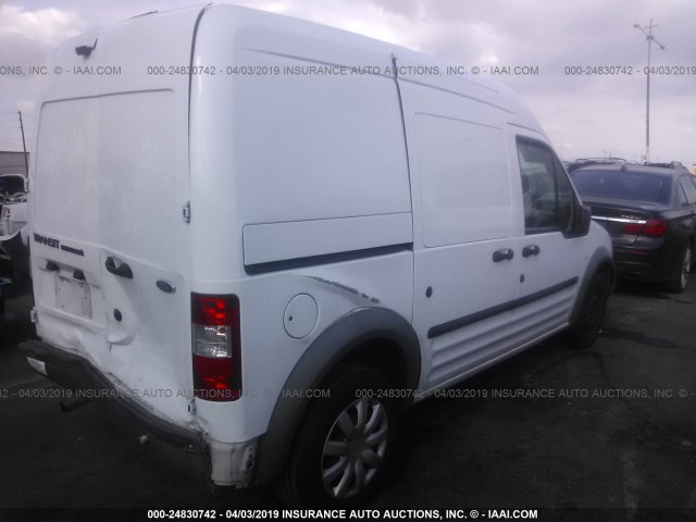 NM0LS7AN8AT024893 - 2010 FORD TRANSIT CONNECT XL WHITE photo 4