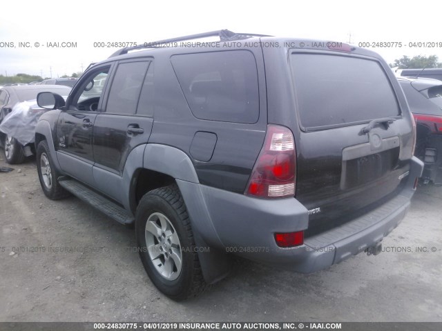 JTEBT14R030004161 - 2003 TOYOTA 4RUNNER SR5/SPORT BLACK photo 3