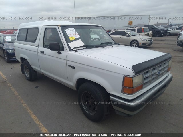 1FTCR10A6NUD49312 - 1992 FORD RANGER WHITE photo 1