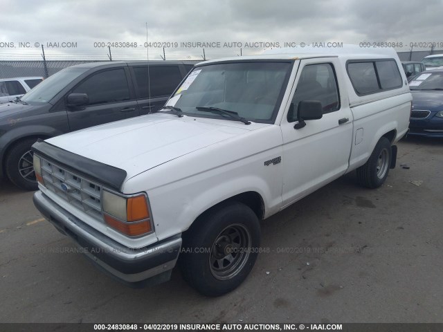 1FTCR10A6NUD49312 - 1992 FORD RANGER WHITE photo 2