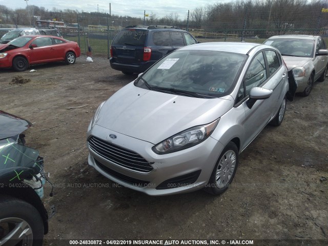 3FADP4TJ2GM169491 - 2016 FORD FIESTA S SILVER photo 2