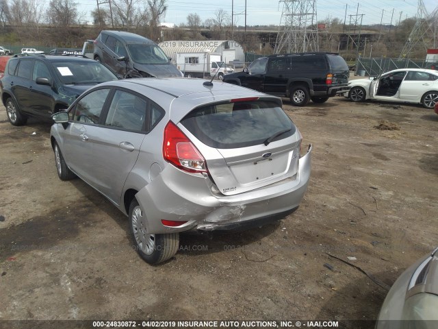 3FADP4TJ2GM169491 - 2016 FORD FIESTA S SILVER photo 3