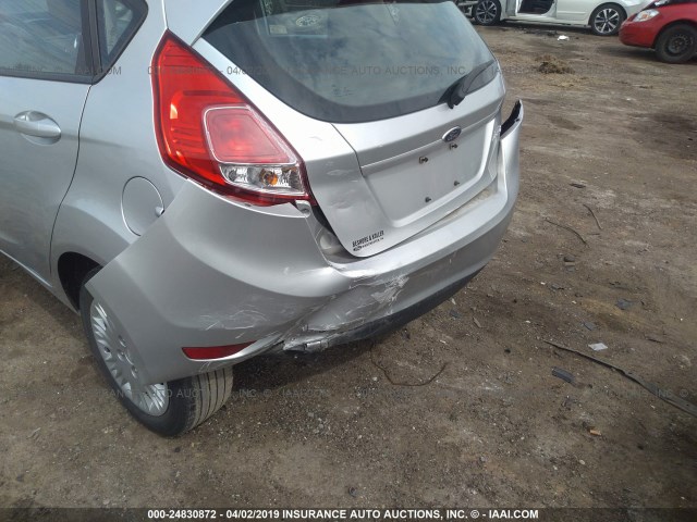 3FADP4TJ2GM169491 - 2016 FORD FIESTA S SILVER photo 6