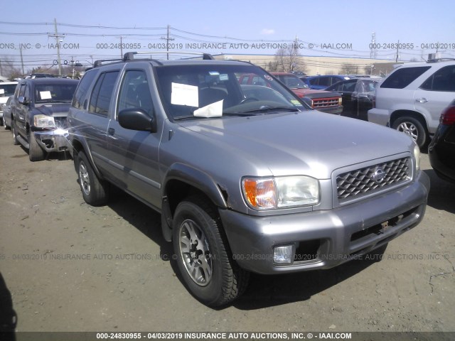 JN8DR09Y11W574870 - 2001 NISSAN PATHFINDER LE/SE/XE SILVER photo 1