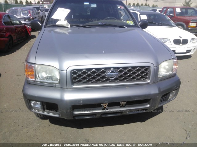 JN8DR09Y11W574870 - 2001 NISSAN PATHFINDER LE/SE/XE SILVER photo 6