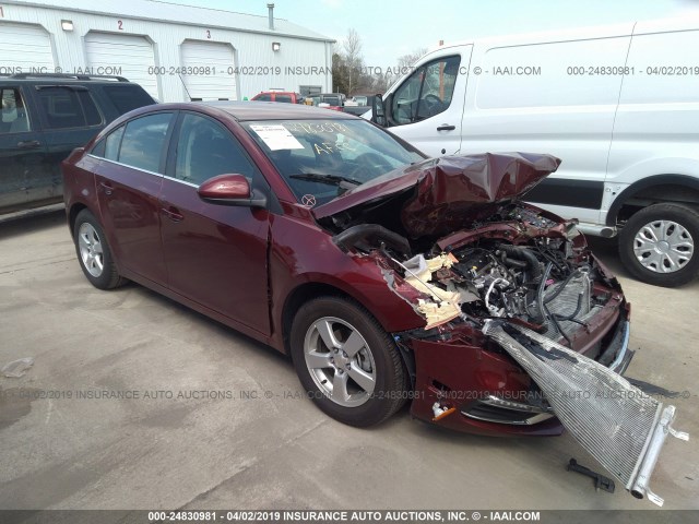 1G1PE5SB0G7170610 - 2016 CHEVROLET CRUZE LIMITED LT MAROON photo 1