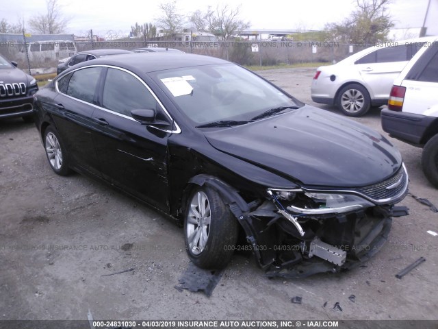 1C3CCCAB2FN577456 - 2015 CHRYSLER 200 LIMITED BLACK photo 1