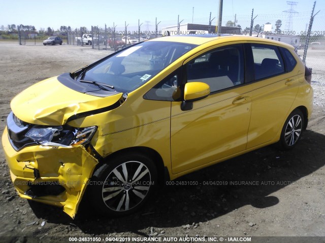 3HGGK5H86JM735792 - 2018 HONDA FIT EX/EXL YELLOW photo 2