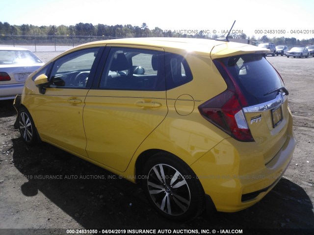 3HGGK5H86JM735792 - 2018 HONDA FIT EX/EXL YELLOW photo 3