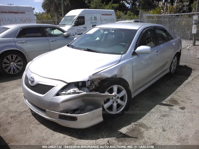 4T1BE46K68U254533 - 2008 TOYOTA CAMRY CE/LE/XLE/SE SILVER photo 2