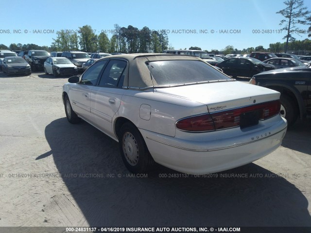 2G4WY55JX21220301 - 2002 BUICK CENTURY LIMITED WHITE photo 3