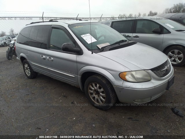 2C4GP54L41R372508 - 2001 CHRYSLER TOWN & COUNTRY LXI SILVER photo 1